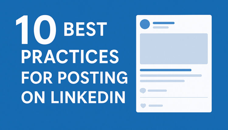 LinkedIn Best Practices by Sharad Agarwal
