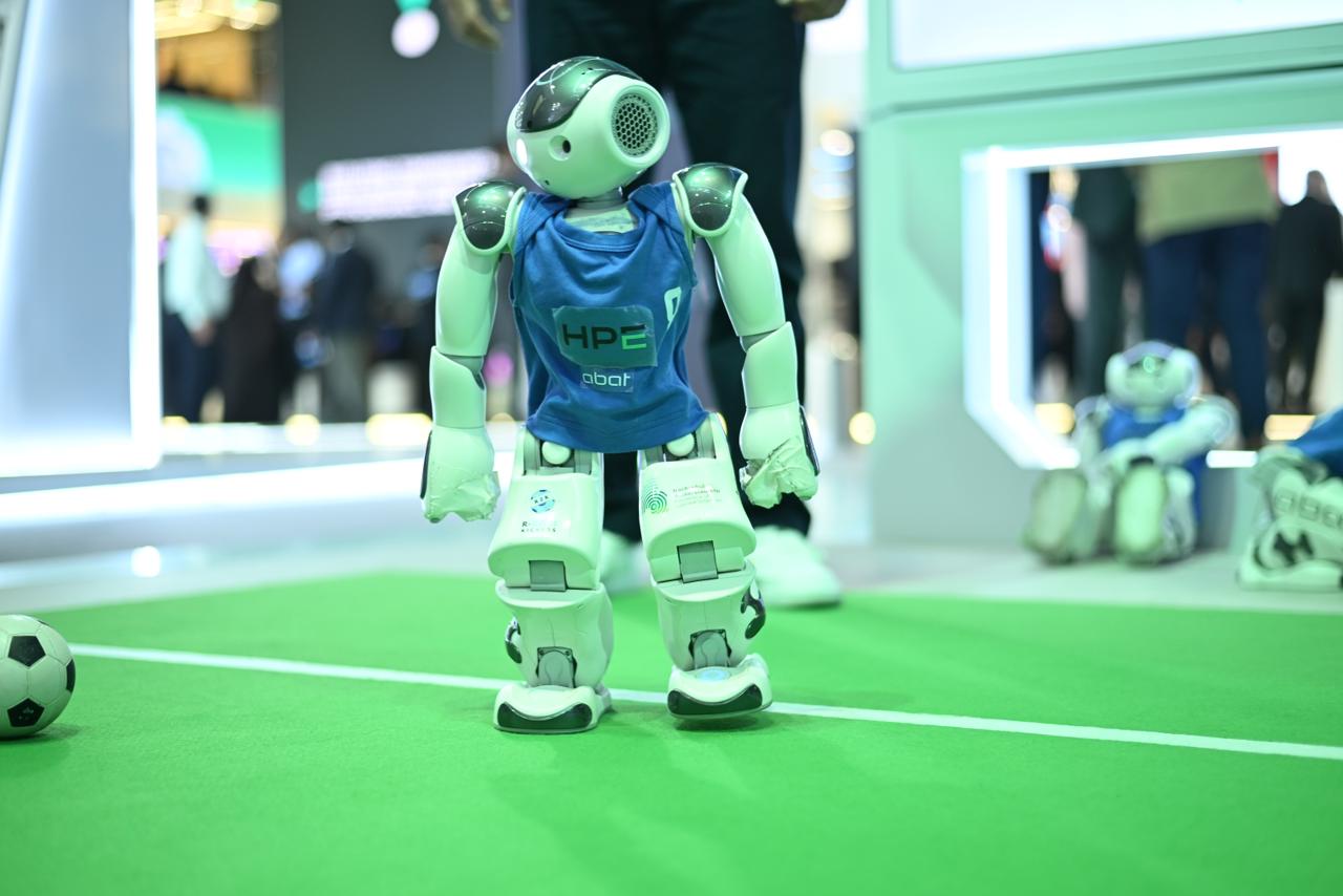 Goal For HPE: Robots Seen Playing Football At GITEX