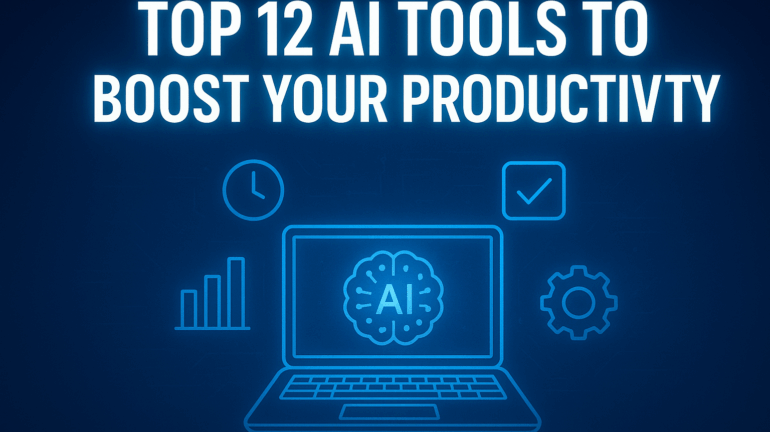 Top 12 AI Tools To Boost Your Productivity By TheBlueWhale.ai
