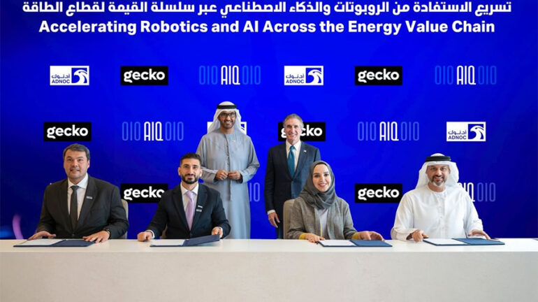 ADNOC, Gecko Robotics Sign Three Deals To Accelerate AI, Robotics, Skills Training