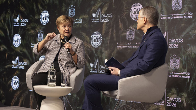 IMF Chief Warns AI ‘Tsunami’ Hitting Jobs As UAE Hosts Davos Dialogue On Inclusive Growth