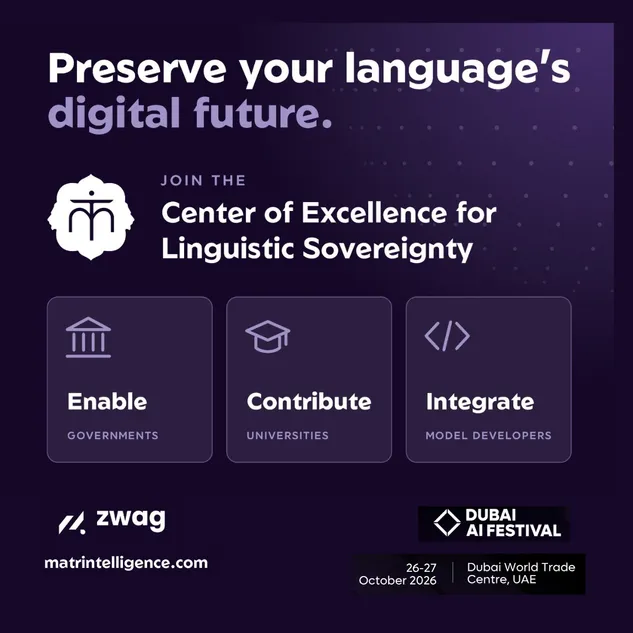 ZWAG AI Unveils The Center Of Excellence For Linguistic Sovereignty At The Dubai AI Festival